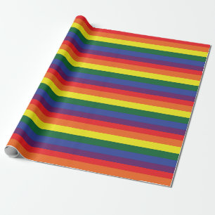LGBT Rainbow Pride Flag Wrapping Paper