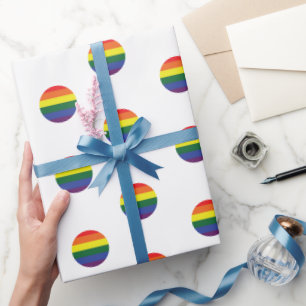 LGBT Rainbow Pride Flag Wrapping Paper