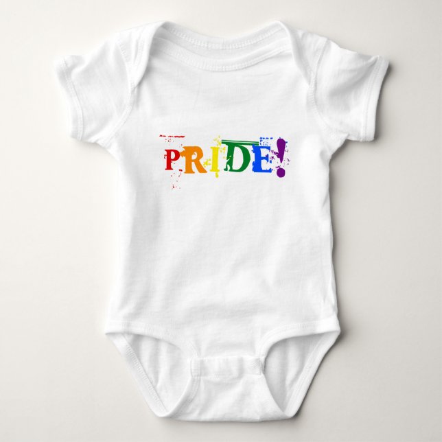 LGBT rainbow pride Infant Creeper (Front)