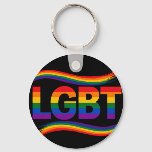 LGBT Rainbow Pride Key Ring