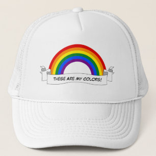 LGBT rainbow pride  Mousepad Trucker Hat