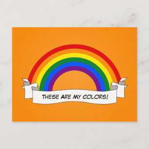 LGBT rainbow pride  Postcard