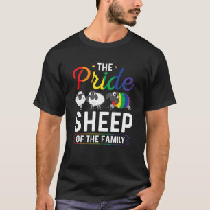LGBT Rainbow Sheep Of The Family, Gay Lesbian Prid T-Shirt