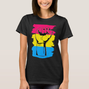 Lgbt Resist Fist Vintage Hand Pansexual Flag Pan P T-Shirt