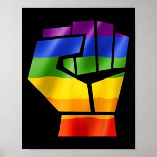 Lgbt Resist Pride Lesbian Gay Biual Transgender Poster