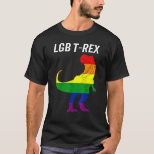 Lgbt-Rex Tyrannosaur Dinosaur Gay Lesbian Pride T-Shirt