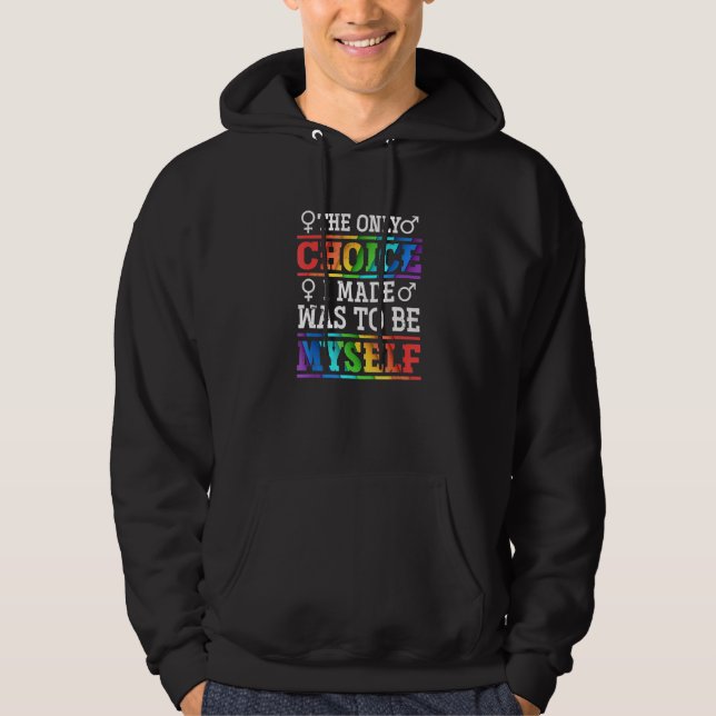 Lgbt Rights Activist Pride Month Lgbt For Men Wome Hoodie (Front)