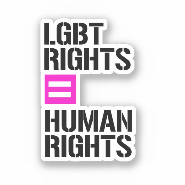 LGBT Rights equals Human Rights (Front)