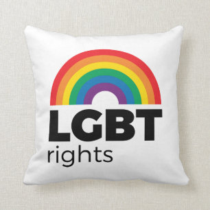 LGBT Rights Rainbow Cushion