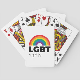 LGBT Rights Rainbow Playing Cards