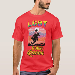 LGBT Rodeo I Equestrian I Horse Riding Fan T-Shirt