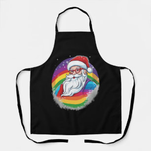 LGBT Santa Copy Copy Apron