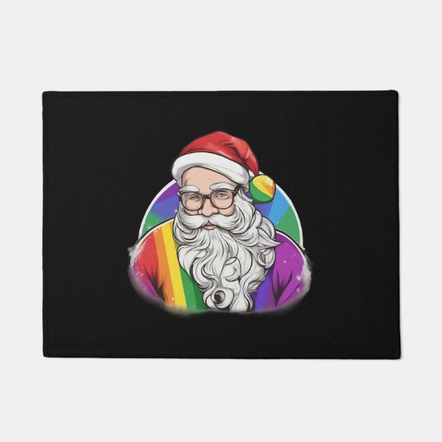 LGBT Santa Doormat (Front)