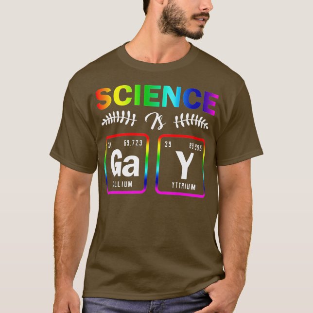 Lgbt Science Gay Pride Element T-Shirt (Front)