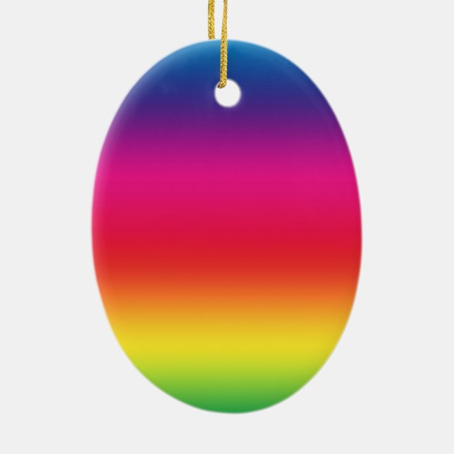 LGBT Social Movement Symbol Ceramic Tree Decoration (Back)