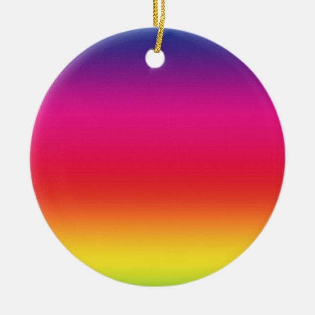 LGBT Social Movement Symbol Ceramic Tree Decoration (Front)