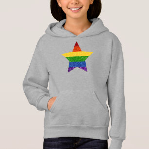 LGBT Star Pride Flag Glitter