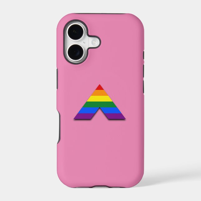 LGBT straight ally pyramid symbol  (Back)