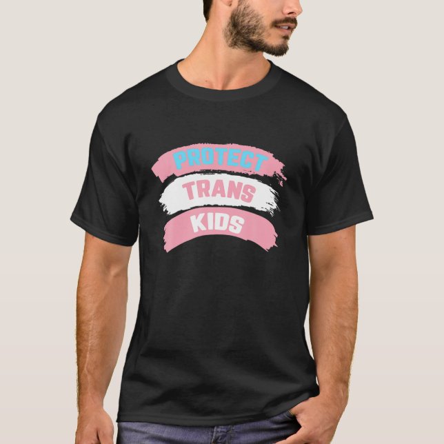 LGBT Support, Protect Trans Kid, LGBT Pride T-Shirt (Front)