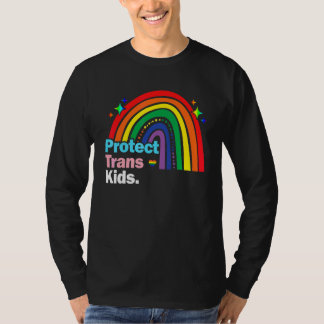 Lgbt Support Protect Trans Kid Pride Lgbt Rainbow T-Shirt