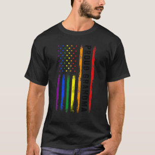 Lgbt Support Proud Grandma Lgbt Flag Grandma Lgbt T-Shirt
