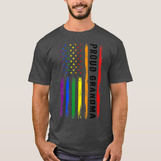 LGBT Support Proud Grandma LGBT Flag Grandma LGBT  T-Shirt