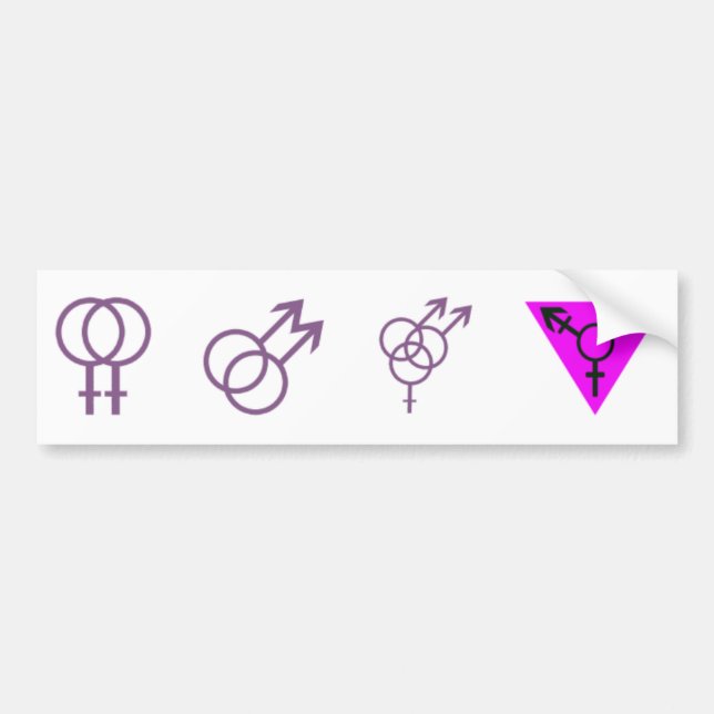 LGBT-Symbols Sticker (Front)
