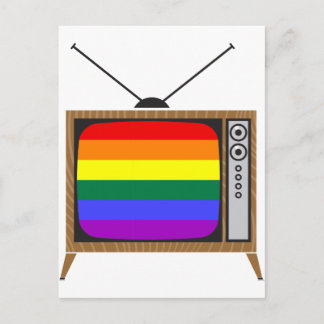 LGBT TV POSTCARD