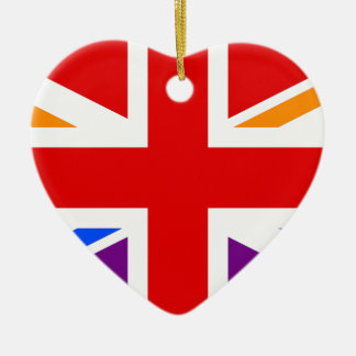 LGBT UK CERAMIC TREE DECORATION