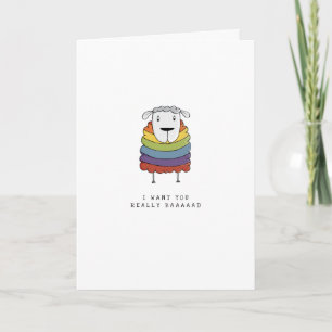 LGBT   Valentine’s   Sheep   Pride   Holiday Card