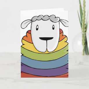 LGBT   Valentine’s   Sheep   Pride   Holiday Card