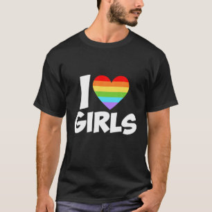LGBT Valentines Day Heart Pride Gay Lesbian Couple T-Shirt