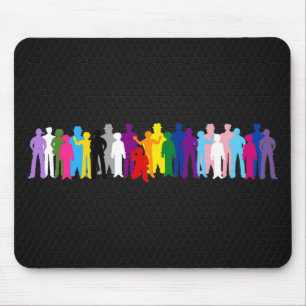 LGBT We The People design Mouse Mat