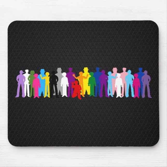 LGBT We The People design Mouse Mat (Front)