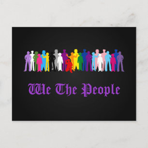 LGBT We The People design Postcard