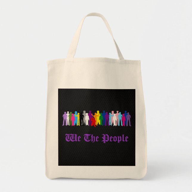 LGBT We The People design Tote Bag (Front)