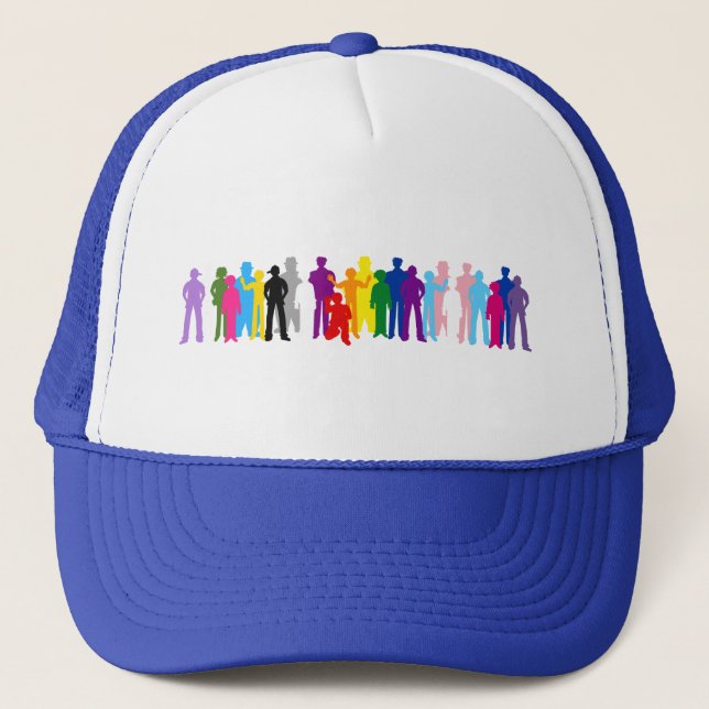 LGBT We The People design Trucker Hat (Front)