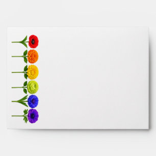LGBT Wedding Envelope Flourish Together