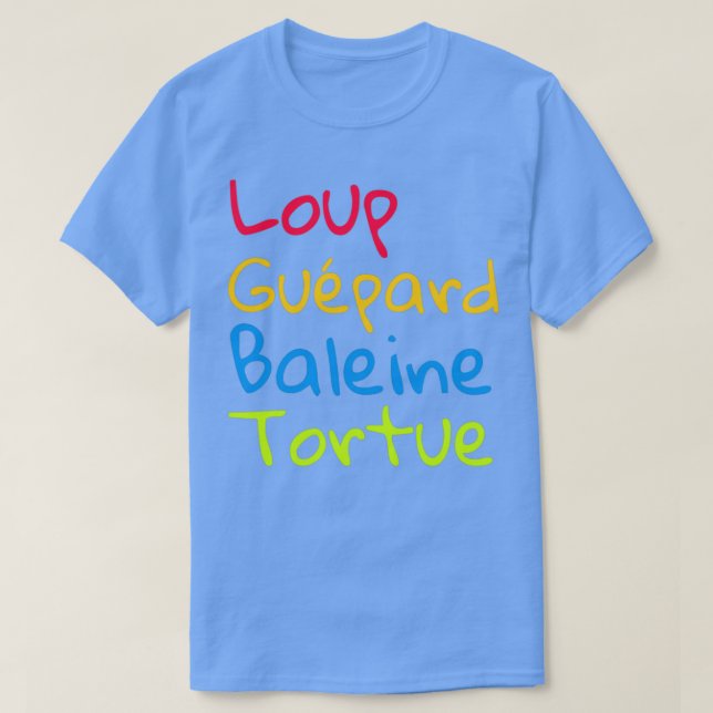 Lgbt wolf cheetah whale turtle T-Shirt (Design Front)