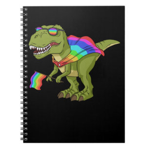 LGBT Women Gay Pride Gifts Men Bi LGBTQ T Rex Notebook