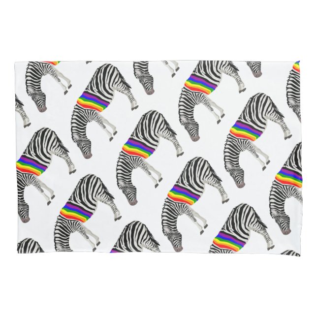 LGBT Zebra Pillowcase (Front)
