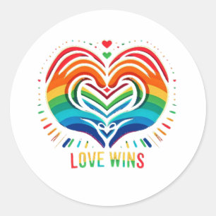 LGBTer life is beautiful Classic Round Sticker
