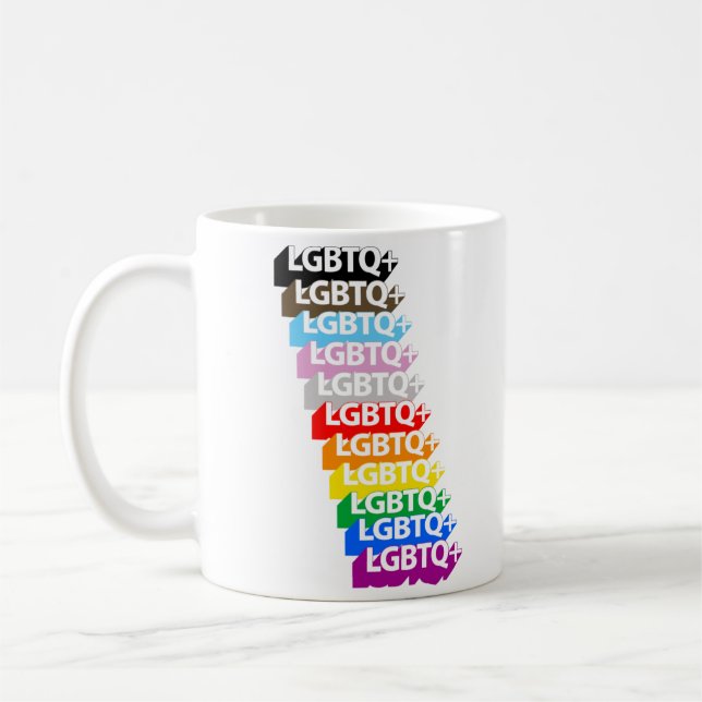 LGBTQ 3D COFFEE MUG (Left)