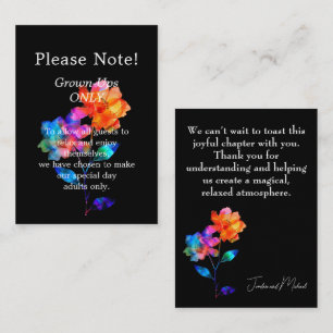 🌈 LGBTQ Adults ONLY Petals & Pride Enclosure Card