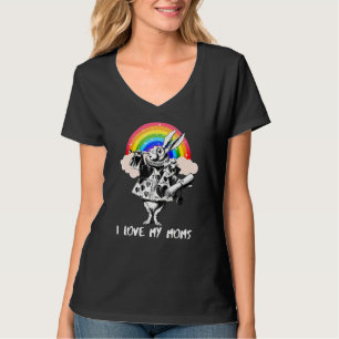 Lgbtq Alice In Wonderland White Rabbit I Love My M T-Shirt