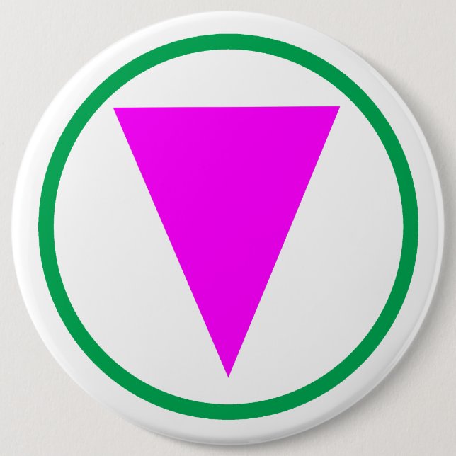 LGBTQ ally. 6 Cm Round Badge (Front)