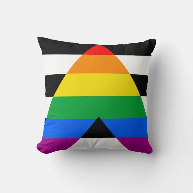 LGBTQ+ Ally Flag Cushion (Front)