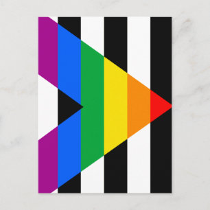 LGBTQ+ Ally Flag Postcard