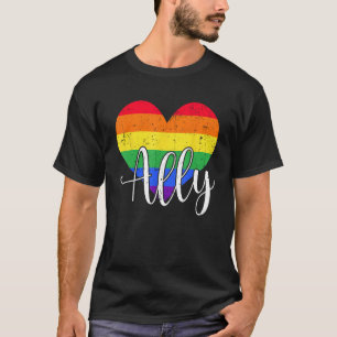 LGBTQ Ally for Gay Pride Support T-Shirt
