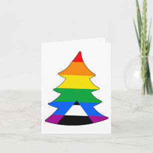 LGBTQ+ Ally Holigay Tree Holiday Card